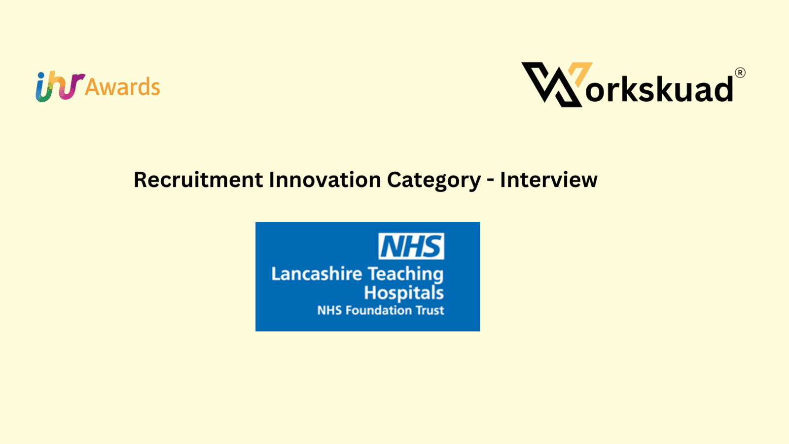 IHR Awards Interview - Lancashire teaching Hospital